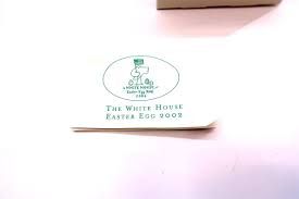 2002 White House Easter Egg Roll in PURPLE Signed by George ...