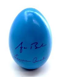 2003 White House Easter Egg Roll in BLUE Signed by George ...