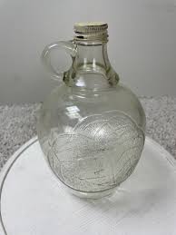 Vintage Apple Cider Vinegar Jar Bottle Container Clear ...