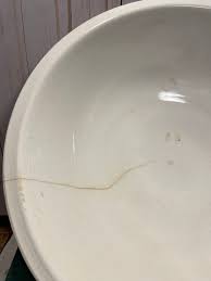 Large Antique Ironstone Bowl, Farmhouse Kitchen, U S Pottery ...