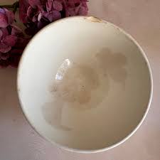 Pair of white cafe au lait bowls gorgeously timeworn ...