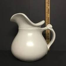 Mccoy | Dining | Vtg Mccoy Pottery White Water Pitcher 755 | Poshmark