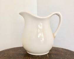 Antique French Blue Striped Stoneware Crock, Farmhouse Antiques, Rustic Pot Container, Primitive Ceramic Double Striped Crock - Etsy