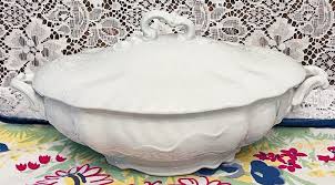 Antique J & G Meakin Ironstone China Covered Vegetable Dish Hanley England | eBay