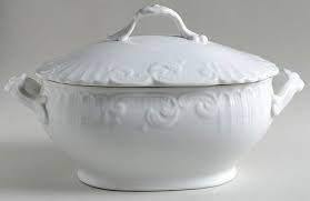 Manueline White Tureen & Lid by Vista Alegre | Replacements, Ltd.