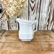 Antique Meakin Ironstone Pitcher | Garden House Vintage