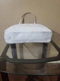 Sophia Caperelli Large White Shoulder Leather Handbag. Cond ...