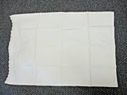 1 Vintage White Pillowcase - Cross Stitch with Basket of ...