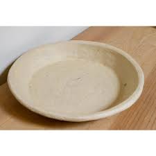 14" Round Paper Mache Tray | Chairish
