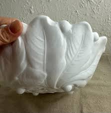 Indiana Glass Milk Glass Bowl, 9" in Diameter, 3 1/4" Tall ...