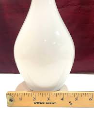 IKEA White Salong Art Glass 12" Vase by Johanna Jelinek - Retired - Etsy