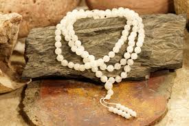 White Moonstone Mala • 6.5mm White Moonstone Necklace ...
