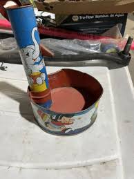 vintage Ohio Art Elaine Ends Hileman tin lithograph Water ...