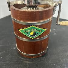 Nice Vintage White Mountain Junior Ice Cream Maker Hand Crank Complete | eBay