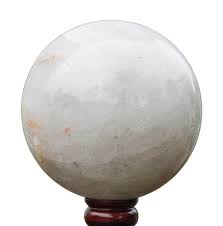 White Petalite Quartz Sphere: Crown Chakra Healing Stone ...