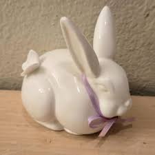 Vintage Dept 56 Bone China Bunny Figurine-easter-vintage Bunny-easter Decor-rabbit-bunny Decor-farmhouse-country Decor-easter Bunny - Etsy