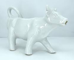 Vintage Viking Imports Japan White Ceramic Cow Creamer - Etsy