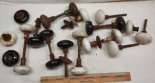 20 Vintage Porcelain Door Knob - 2 Metal Door Knob | eBay