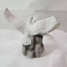 Accents | Porcelain Love Birds Doves Figurine 4 In Original ...