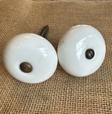 Antique Vintage Rare White Porcelain Center Screw & Patented 1882 Attachment | eBay