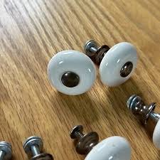 Vintage Porcelain Drawer Pulls Knobs 1990's Set Lot Original Bathroom Furniture | eBay