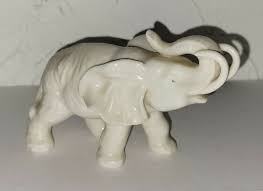 Vintage Porcelain White Elephant Detailed Quality Piece Marked 692 ; 5 x 3.25" | eBay