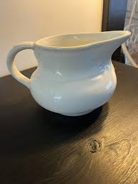 Vintage French Porcelain White Jug | eBay