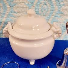 Obatala Sopera White Vessel for Iyawo Altar Set Orisha ...