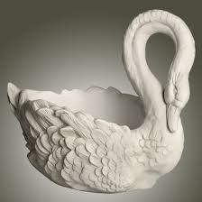 Imperial Swan Planter - Garden Decor - HenFeathers