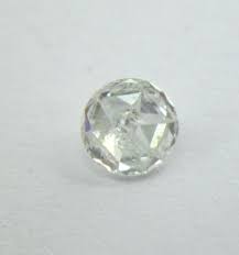0.19Cts Rose Cut Diamond Natural Real White Color Round 4.10 ...
