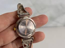 Vintage Two-toned Gold and Silver Stretch Watch With ...