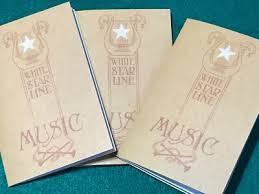 RMS TITANIC, WHITE STAR LINE, PASSENGER MUSIC BOOKLET 1912 ...