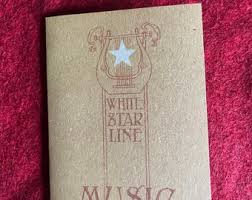 Vintage White Star Booklet Set of 5 1911-1912 Titanic ...