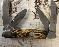 Vintage Khyber 1603 Smooth Bone Lockback Single Blade Pocket ...