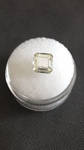 2.75ct VVS1 (8.01mm) AAA OFF WHITE YELLOW ASSCHER LOOSE ...