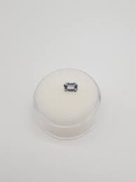 $2000 .78ct Emerald Cut NO HEAT Certified Blue Sapphire ...