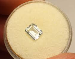 MAINE WHITE Beryl/goshenite – 6.4 X 5.2 Mm Emerald Cut ...