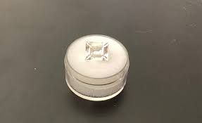 Topaz, Very Light Peach Rectangle Stepped Cut, 4.49 cts ...