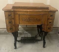 Antique White Treadle Rotary Sewing Machine 1897 | eBay