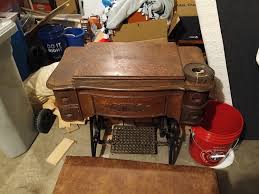 Antique 1800s White Treadle Sewing Machine With Original Bench – Fully Functional - Etsy Canada