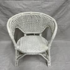 White Wicker Antique Chairs Post-1950 for sale | eBay