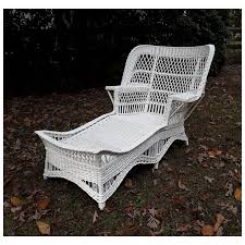 Antique Wicker Chaise Lounge Circa 1920 Extra Large Rare Bar ...