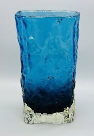 Shoei Japan - 1970s Molded Blown Glass Bark Textured Vase 8” | eBay