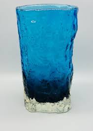 Shoei Japan - 1970s Molded Blown Glass Bark Textured Vase 8 1/4” - Etsy