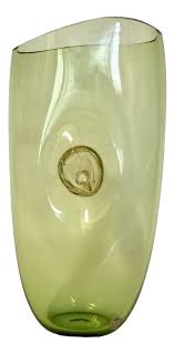 Murano Glass Vase with Gold Leaf Applications by Simone Cenedese, 1980s | Chairish