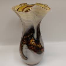 DB-646 Vase Earth Fluted 11.5x5 $225 by DOTTIE BOSCAMP at ...