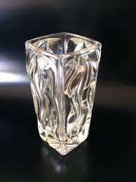 SKLO UNION, Frantisek Peceny Glass Vase, Hermanova Hut 1975 ...