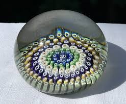 Whitefriars 1970 Concentric Millefiori Early Centr SHIP Cane ...