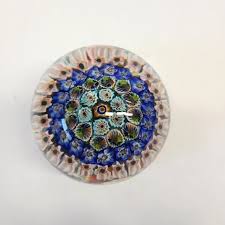 Vintage Murano? Glass Close Packed Millefiori Tutti Frutti ...
