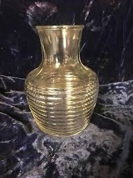 Beehive Clear Glass 8” Vase | eBay